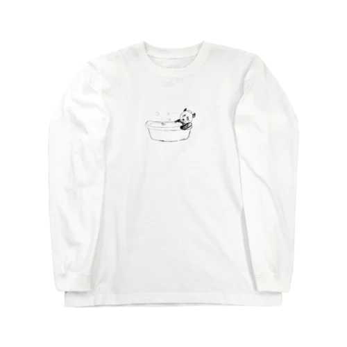 風呂パンダ Long Sleeve T-Shirt