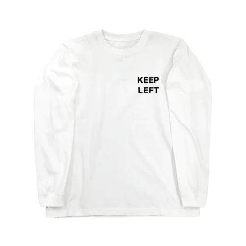 KEEP LEFT ロングスリーブTシャツ