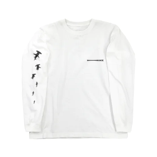 ハンマーヘッドシャーク_与那国ハジチ Long Sleeve T-Shirt