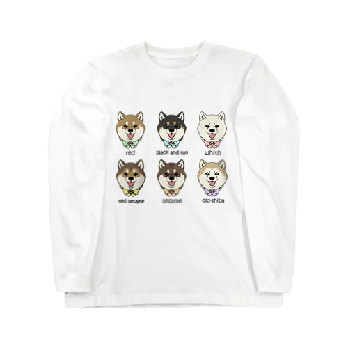 shiba-inu fanciers(集合) ロングスリーブTシャツ