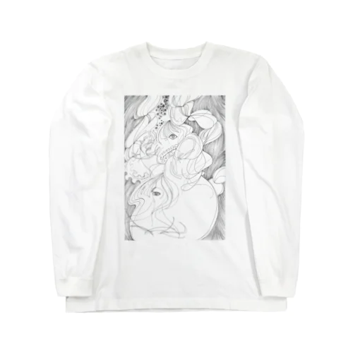 『白紙のわたし』 Long Sleeve T-Shirt