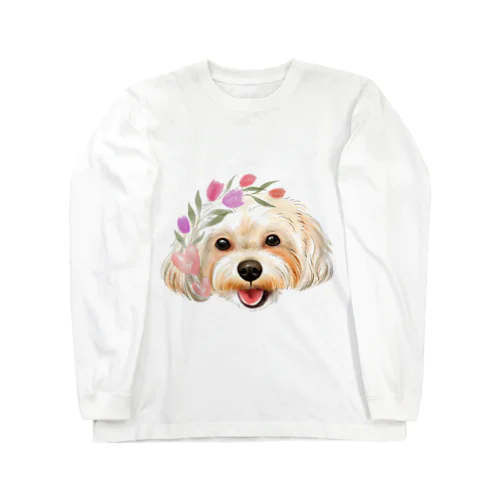 welpon犬 ロングスリーブTシャツ