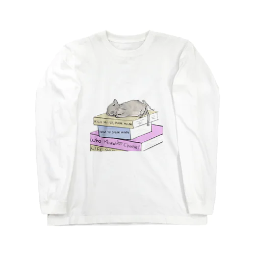 積ん読デグー Long Sleeve T-Shirt