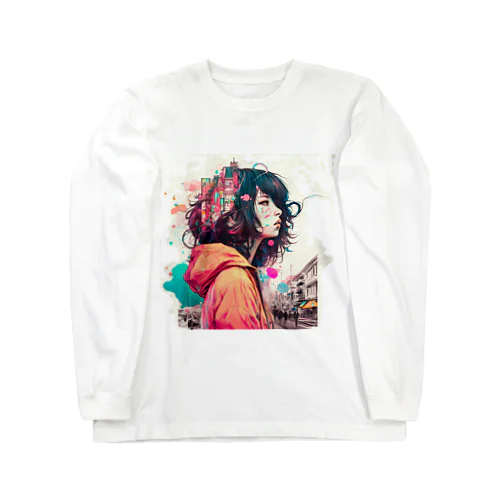 CITY GIRL F ロングスリーブTシャツ