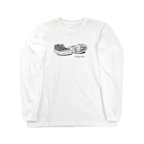 Sneakers (bk) ロングスリーブTシャツ