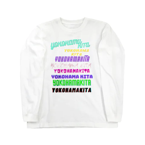 YOKOHAMA KITA 롱 슬리브 티셔츠