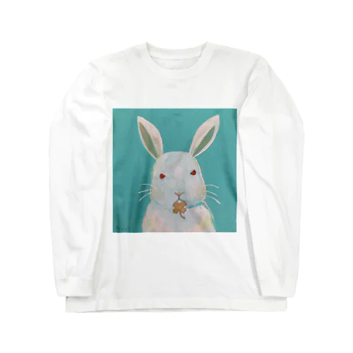 うさぎと四つ葉のクローバー Long Sleeve T-Shirt