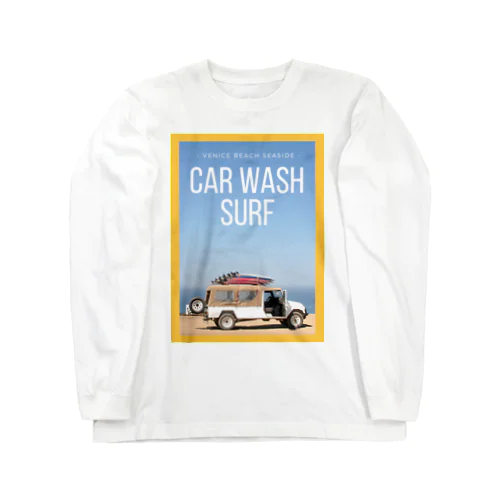 サーフボードと車 Long Sleeve T-Shirt