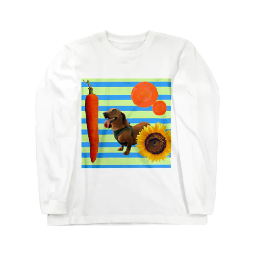 犬とにんじん Long Sleeve T-Shirt