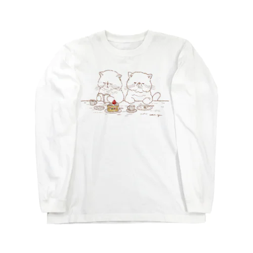 うたた寝はケーキを食べてから（new） Long Sleeve T-Shirt