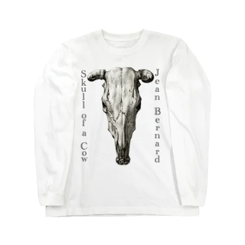 牛の頭蓋骨　ジーン・バーナード　Jean Bernard / Skull of a Cow Long Sleeve T-Shirt