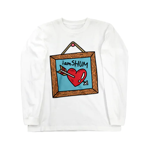 iamSHUM Heart design Shirts ロングスリーブTシャツ