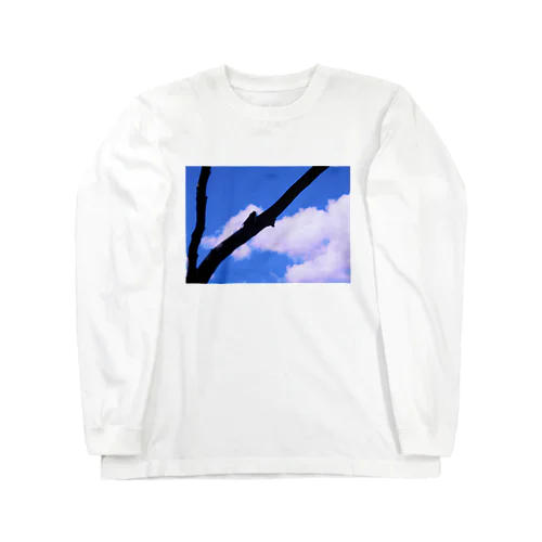 セミシルエット×青空 Long Sleeve T-Shirt