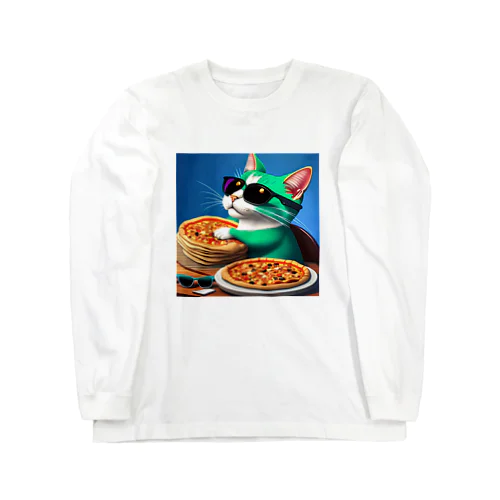 Pizza Cat Long Sleeve T-Shirt