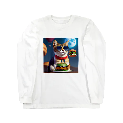 Burger Cat 1 Long Sleeve T-Shirt