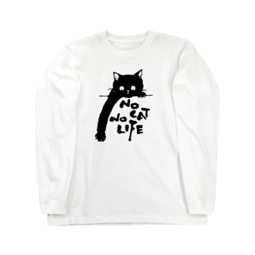 No Cat  NoLife ロングスリーブTシャツ