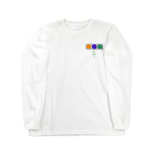 反色信号花 Long Sleeve T-Shirt