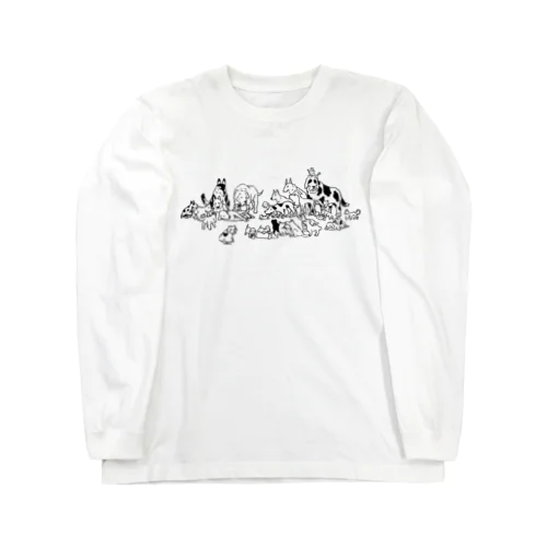 子犬が産まれたよ Long Sleeve T-Shirt