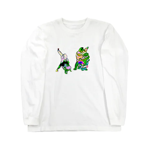 泥試合ダンスバトル Long Sleeve T-Shirt