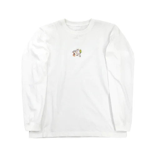 カチャーシーするアニマル Long Sleeve T-Shirt