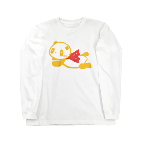 飛んだパンダ Long Sleeve T-Shirt