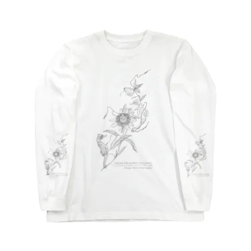 Cavalluccio marino e fiore della passione. Long Sleeve T-Shirt