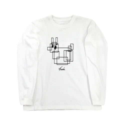 うさひるブロックの構成 Long Sleeve T-Shirt