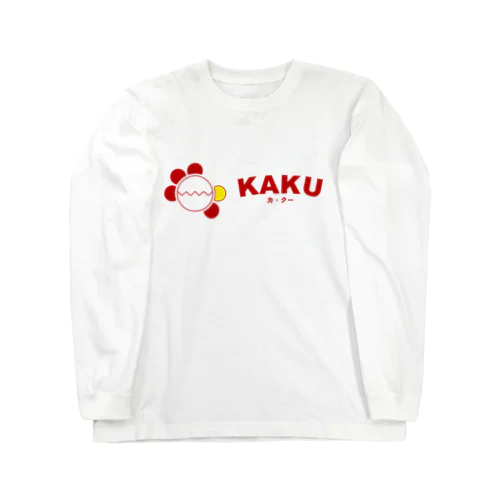 架空のスーパー「KAKU カ•クー」 ロングスリーブTシャツ