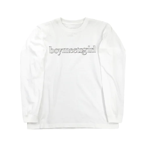 bmgシンプルロゴ ロングスリーブTシャツ