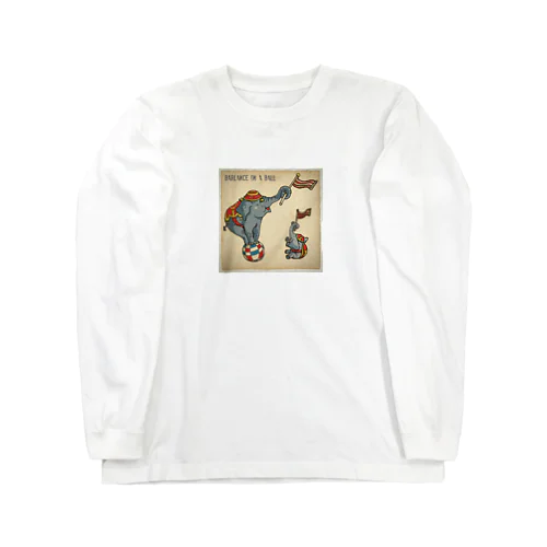 玉乗りゾウさん Long Sleeve T-Shirt