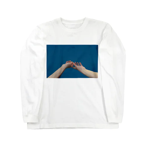 in blue Long Sleeve T-Shirt