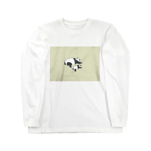 パンダの背中 Long Sleeve T-Shirt