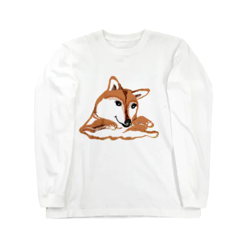 柴犬の、柴ちゃん Long Sleeve T-Shirt