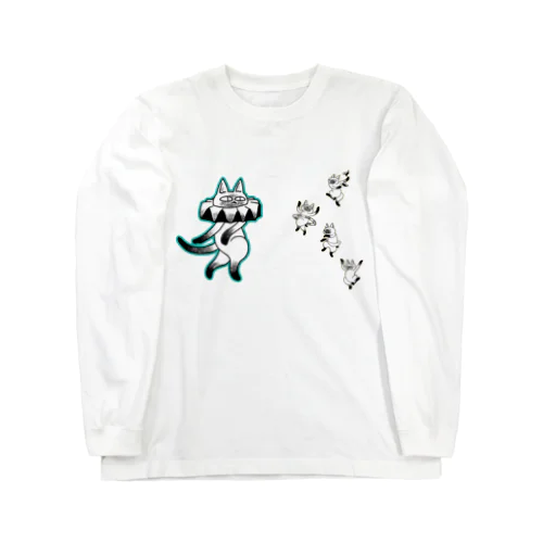 シャム猫ファイナルファンタジー Long Sleeve T-Shirt