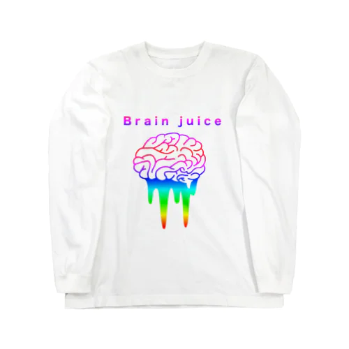 脳汁(Brain juice) ロングスリーブTシャツ