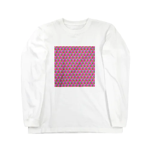 照れてるズ゛ by AI模様 Long Sleeve T-Shirt