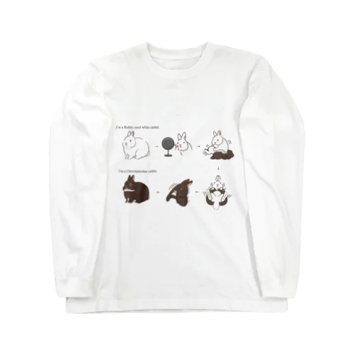 ルビーアイドホワイトからチョコレートオターに変身！ Long Sleeve T-Shirt