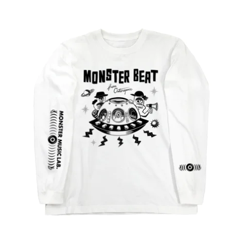 Monster Beat From Outer Space ロングスリーブTシャツ