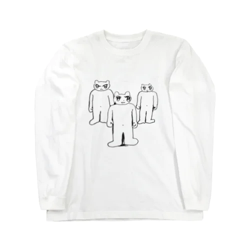 圧迫感３人組（修正済み） Long Sleeve T-Shirt