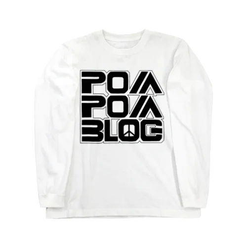 Pom City Four Logo（black） ロングスリーブTシャツ