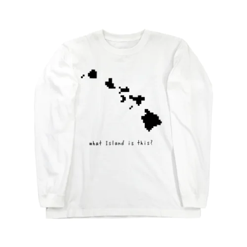 Hawaii map ロングスリーブTシャツ