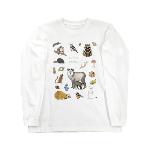 Forest Animal ロングスリーブTシャツ