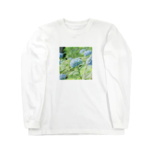 hydrangeas ロングスリーブTシャツ