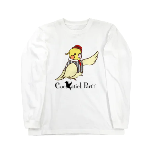 Cockatiel PartYビッグロゴアイテム(ロゴ黒文字) Long Sleeve T-Shirt