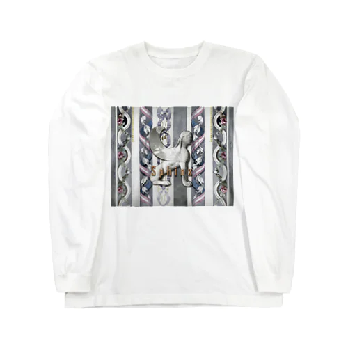 リボンと花の模様　ストライプ◆ＳＰＨＩＮＸ Long Sleeve T-Shirt