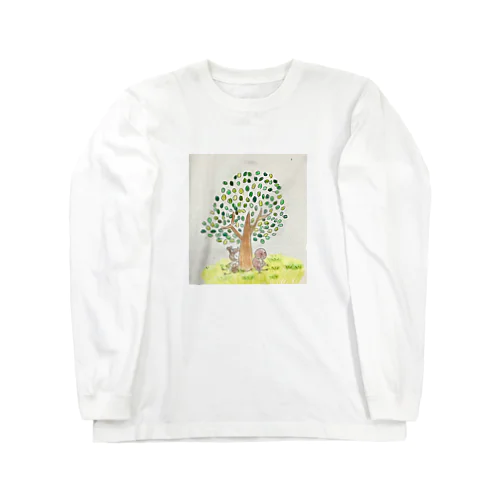 カブ君とカブミちゃん、ひと休み。 Long Sleeve T-Shirt