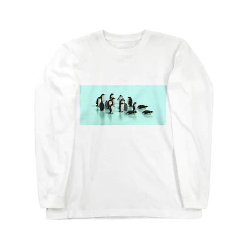 ペンギンの群れ Long Sleeve T-Shirt