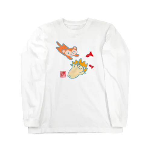 ししこもんきちpukapuka Long Sleeve T-Shirt