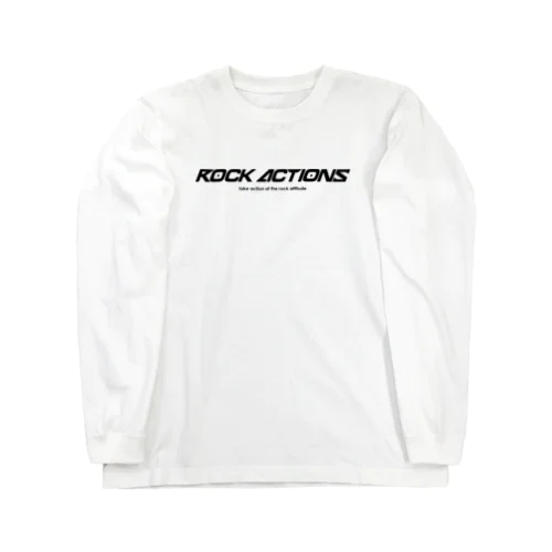 ROCK ACTIONS logo series 1 ロングスリーブTシャツ