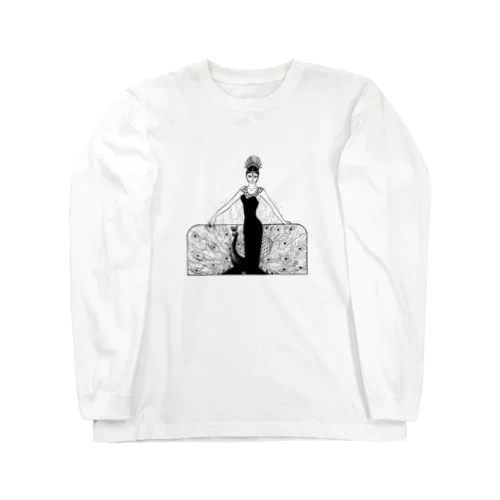 孔雀の女 Long Sleeve T-Shirt